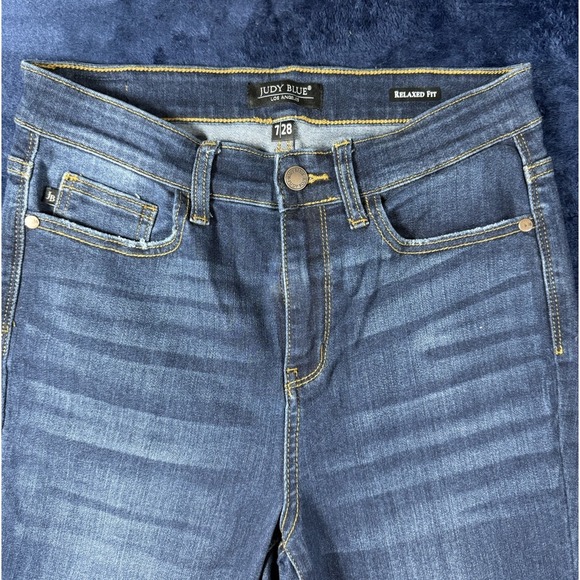 Judy Blue Jeans Womens 7/28 Relaxed Fit Pants - Picture 4 of 13